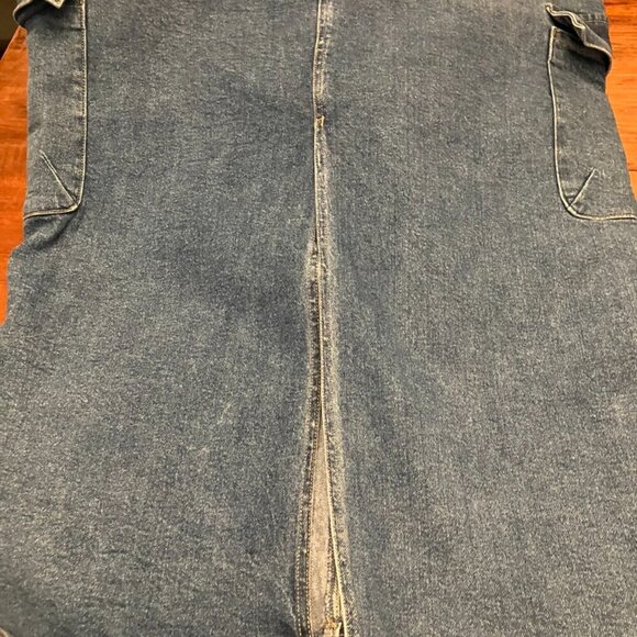 RE Generation jeans Blue Denim Maxi Skirt with Pockets Sz. XL NWT - Picture 9 of 13